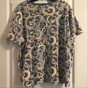 Kim Rogers Plus Size Cotton Knit Shirt